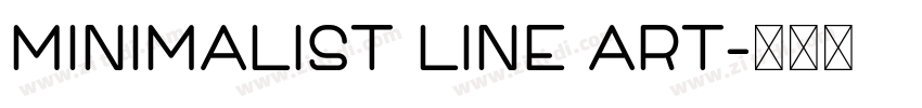 Minimalist Line Art字体转换